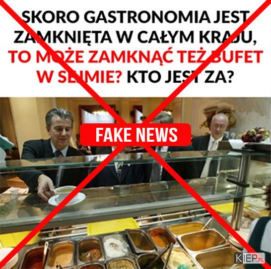 Bufet sejmowy jest otwarty w czasie pandemii?