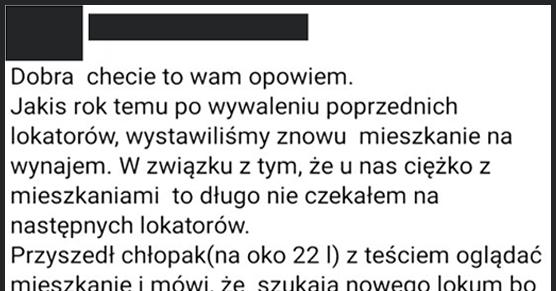 Ciężka walki z patologicznymi lokatorami