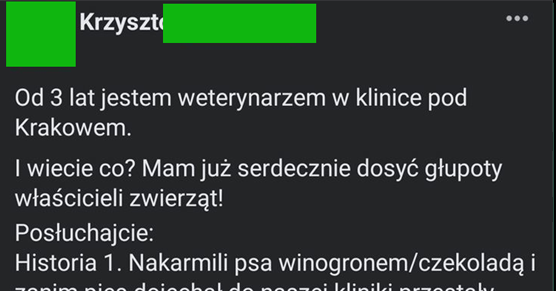 Zawód weterynarz nie jest dla wrażliwych osób