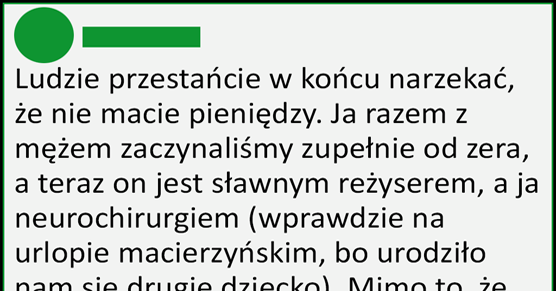 Zacznijcie coś robić, a nie tylko narzekać i narzekać