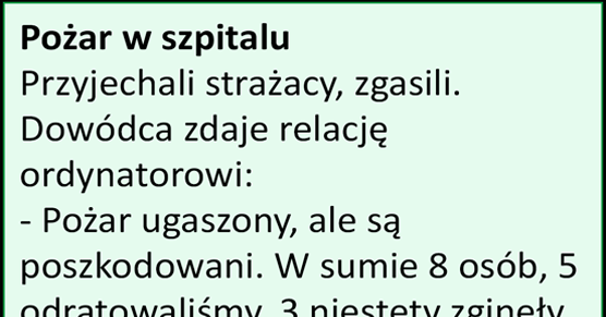 To był wyjątkowy pożar