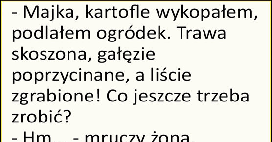Tyle się narobił...
