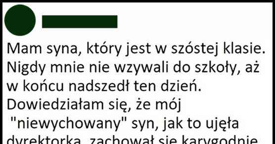 Pierwsze wezwanie rodziców do szkoły